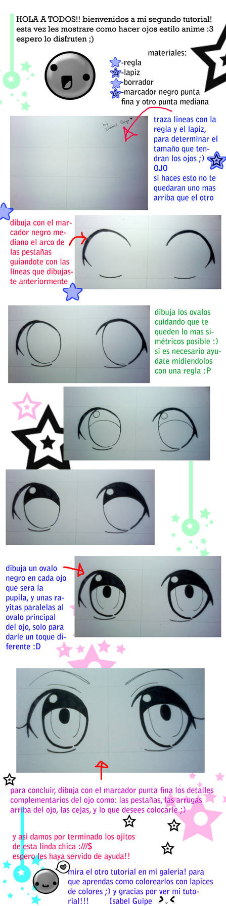 como dibujar ojos anime by fresitarubia on DeviantArt como dibujar ojos anime by fresitarubia on DeviantArt
