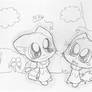 Bittersweet Candy Bowl: Chibi Mike and Daisy