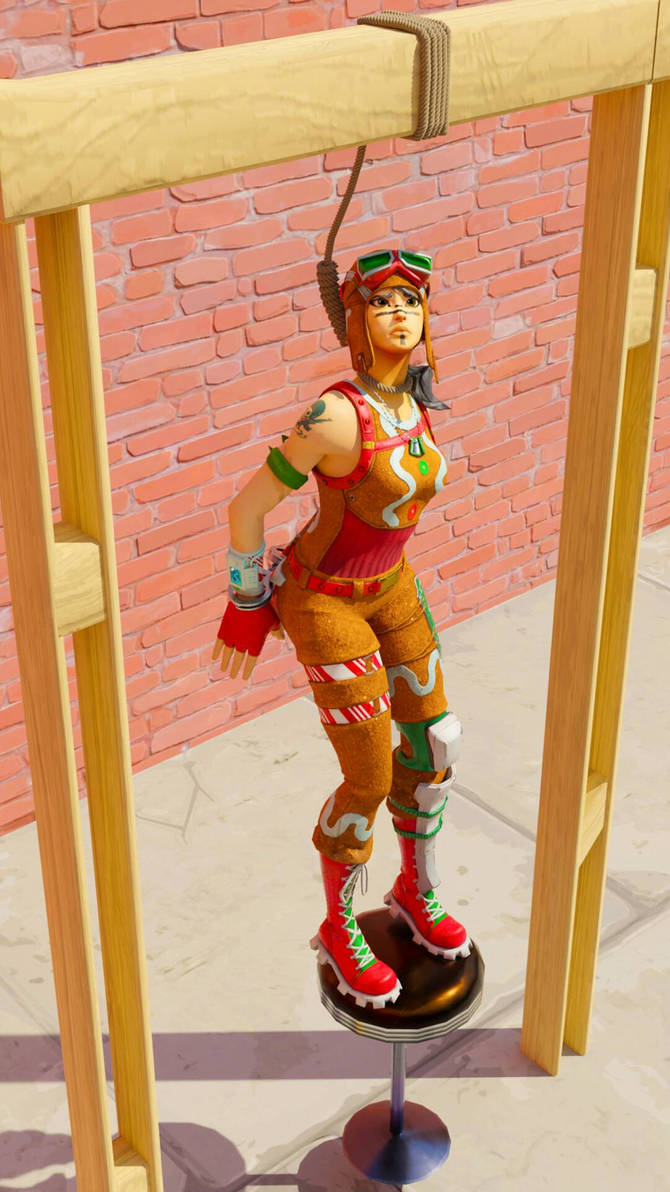 Gingerbread Raider Hanged Fortnite (old) by HangedFNOldArt on DeviantArt
