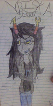 Vriska Serket Talk Sprite Reinterpretation