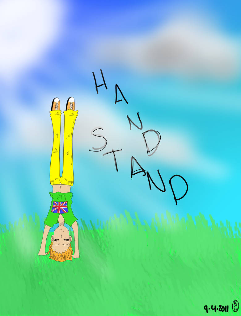Hand stand colored by KCO1 on DeviantArt