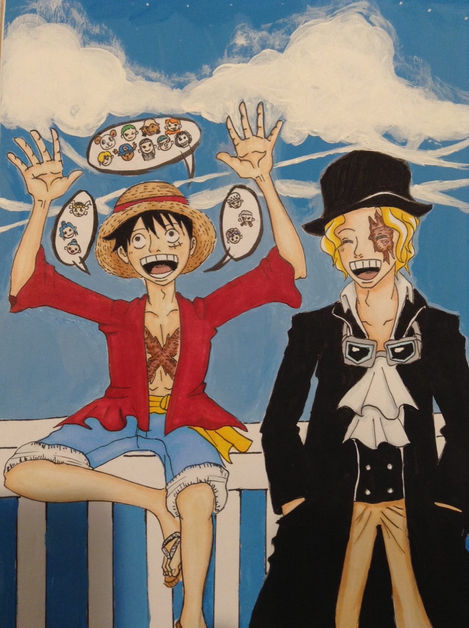Với những fan hâm mộ One Piece, bạn hãy cùng tô màu và vẽ hình Luffy để tạo ra một tác phẩm nghệ thuật đầy sáng tạo. Bộ truyện được đánh giá là tuyệt vời với hình ảnh cổ điển nhưng vẫn rất hiện đại. Hãy để bản vẽ của bạn trở thành một sự thăng hoa với niềm đam mê cho bộ truyện này. Translation: For One Piece fans, let\'s color and draw Luffy\'s image to create a creative artwork. The manga is rated as wonderful with classic yet modern images. Let your drawing become a great expression of your passion for this manga.