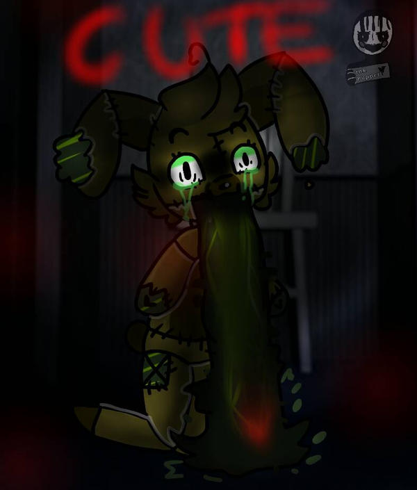 Vomit Puppet C U T E _vomit_ plushtrap by InkyPuppet on DeviantArt