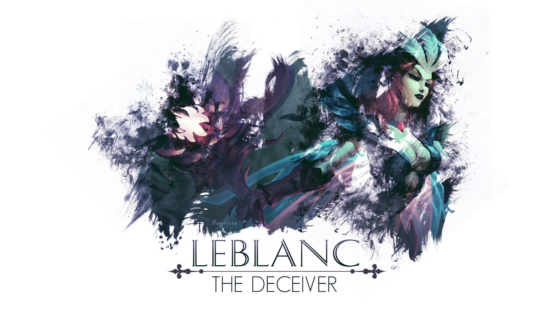 Leblanc Wallpaper League Of Legends By Iskierka0 On Deviantart