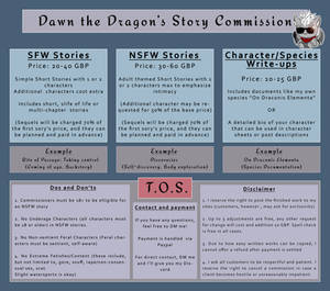 Dawn The Dragon's Short Story Comissions