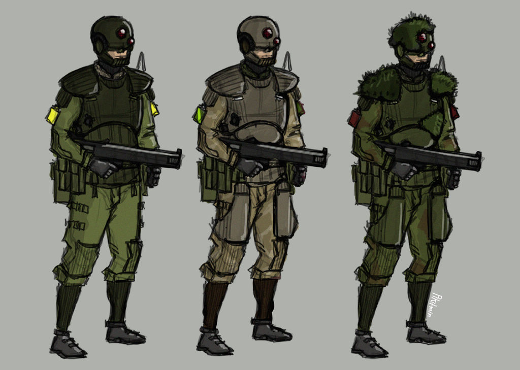 Soldier Concepts by Piketmin on DeviantArt