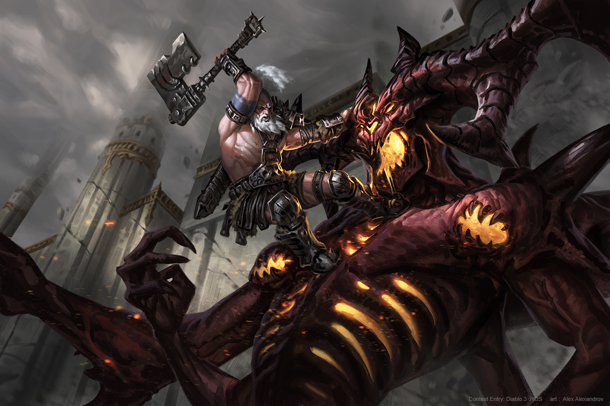 Diablo vs. Arthas by aNroll on DeviantArt