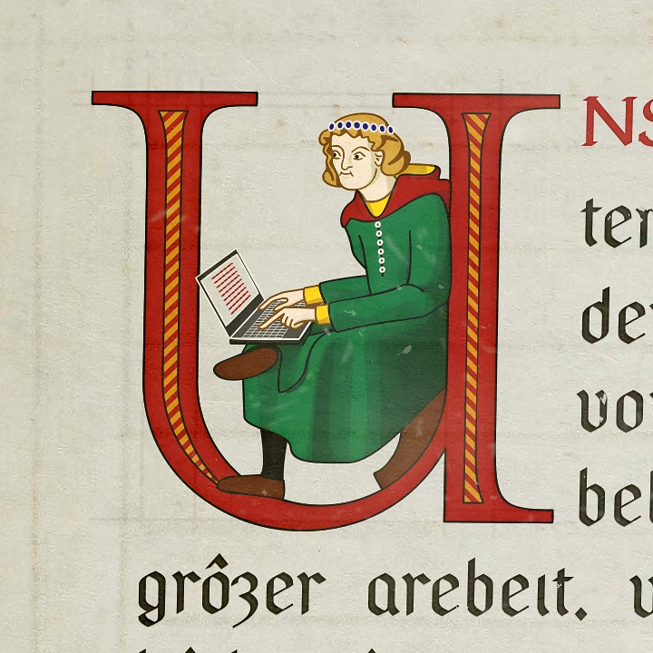 Inhabited Initial by Eisenholz