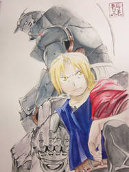 Elric Brothers (watercolor)