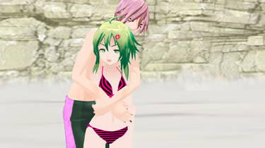 MMD - VY2 (Roro) x Gumi - At the beach