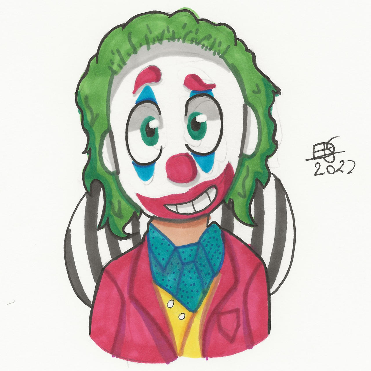 2019 Cute Joker drawing! by PrrplDraws on DeviantArt