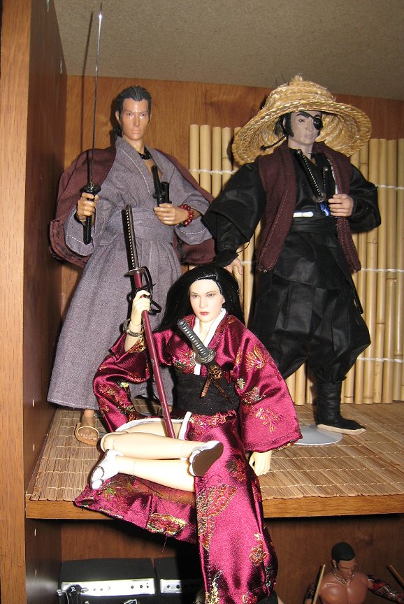 Samurai custom figure group