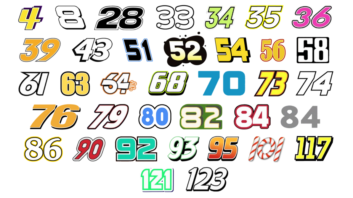 Numbers One S Racing All Racers From Cars 1 with Number Officers by MateusAndrade06 on ...