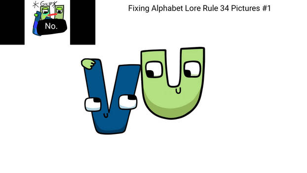 Alphabet lore V x U by nikkimoniquecute on DeviantArt
