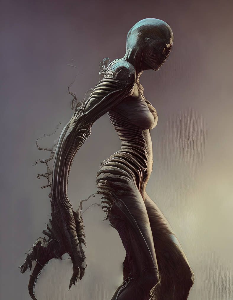 Female Alien Races Deviantart Alien Woman by fadingtoblack on DeviantArt