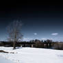 River Drava in hard light