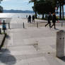 walkers in Zadar city