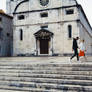 walking ZAdar city streets