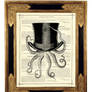 Steampunk Octopus with Top Hat