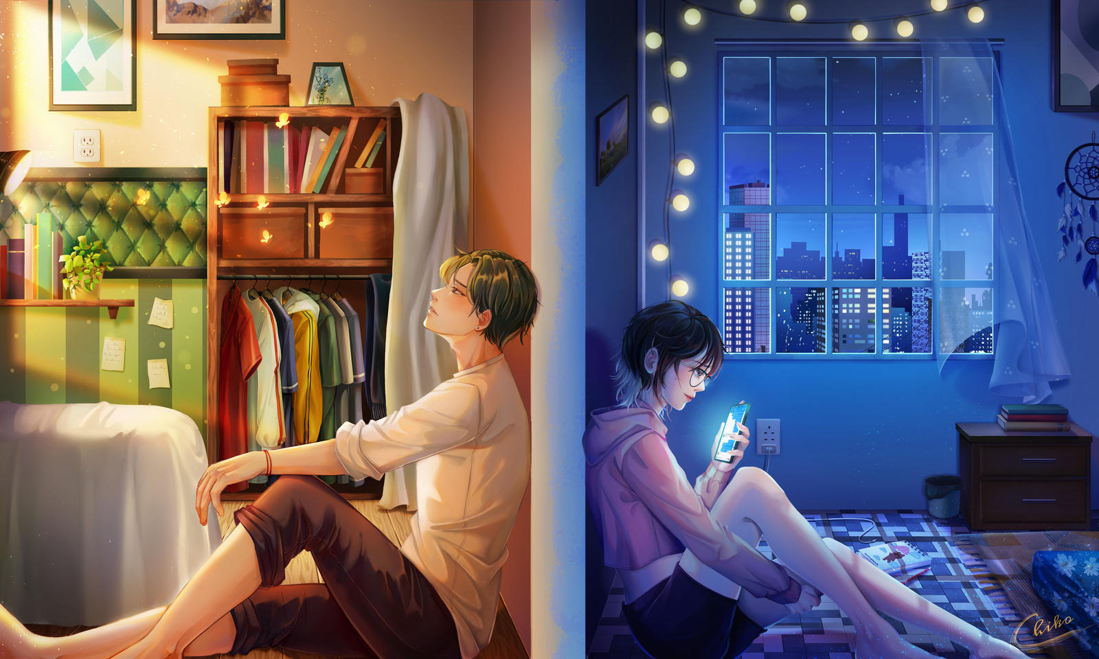 Long Distance Relationship by MaiChiko on DeviantArt