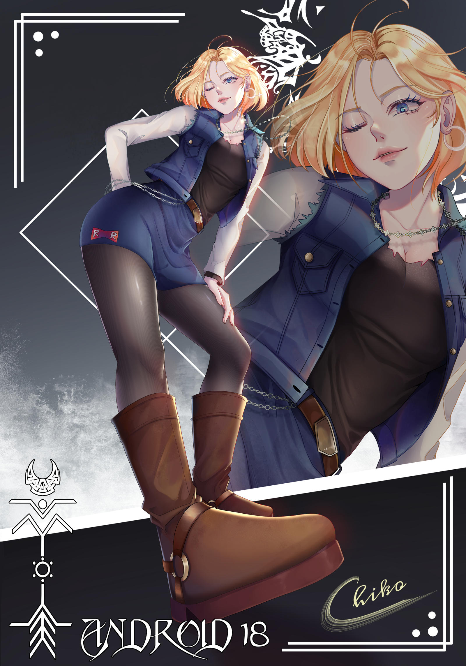 Heart Android 18 Fanart Android 18 by MaiChiko on DeviantArt