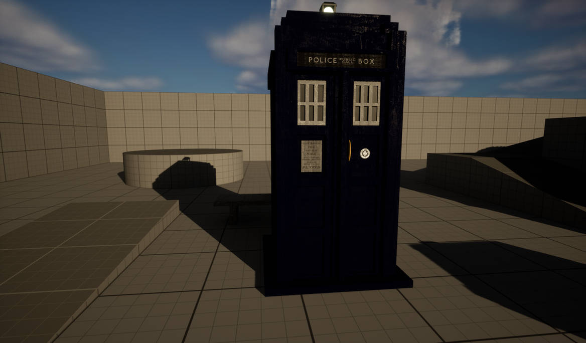 William Hartnell police box front by AJW911 on DeviantArt
