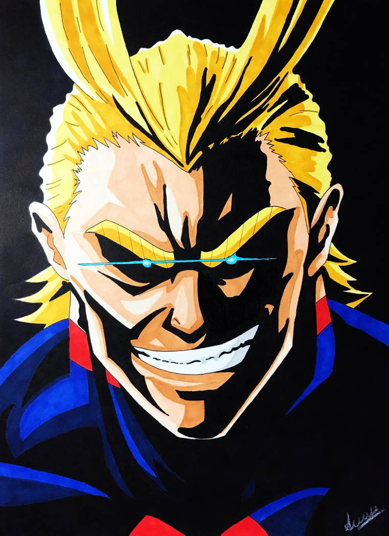 All Might by hanAMiart94 on DeviantArt