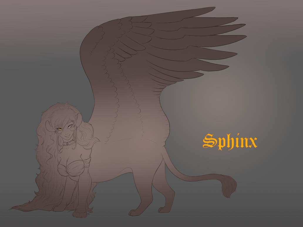 Alien Sphinx Deviantart Sphinx by DeepFriedKilamari on DeviantArt