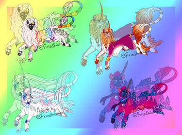 Pride Sphinxicorn Adopts - Flat Sale