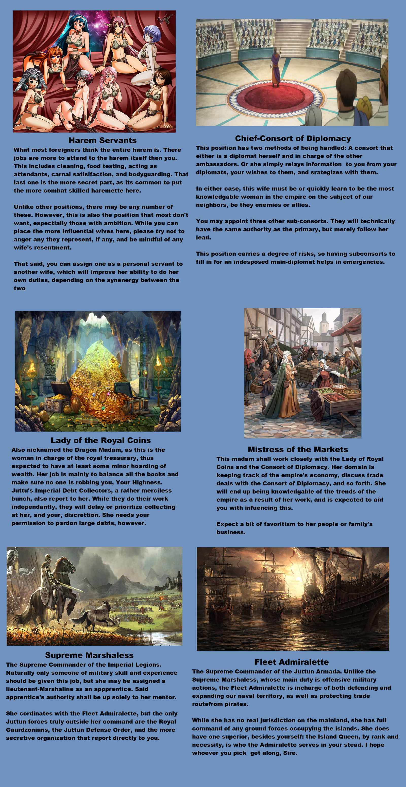 The Emperor's Harem CYOA Page 2 by AkumaKami64 on DeviantArt