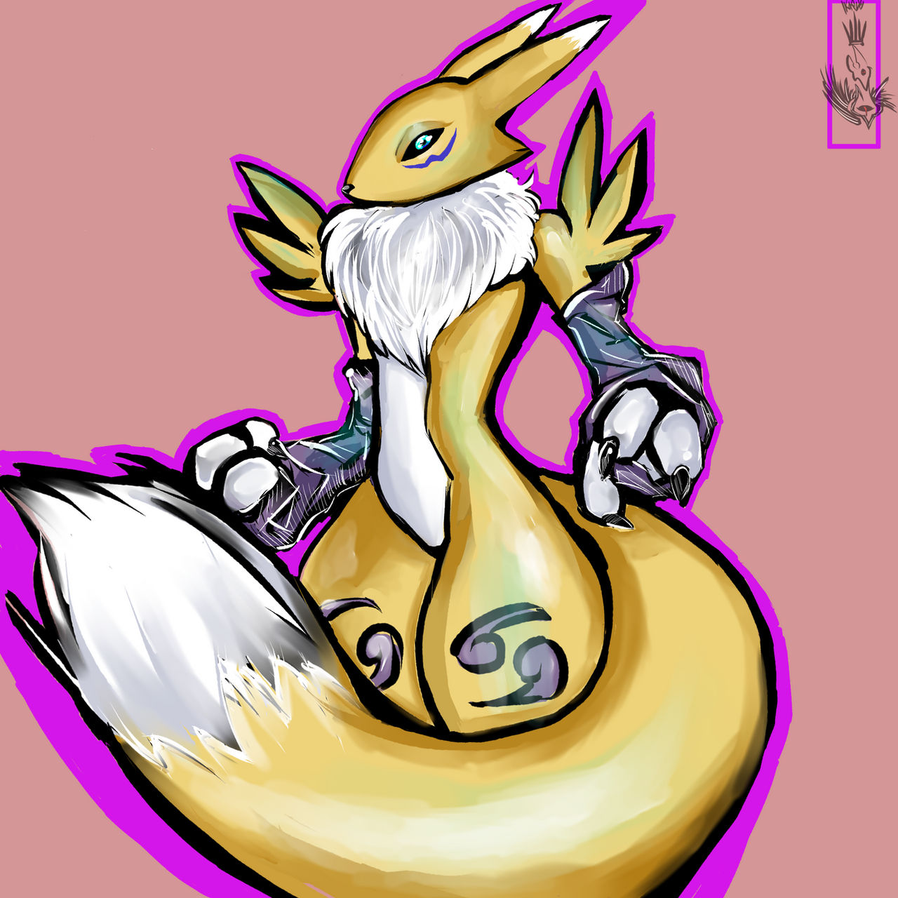 Custom Renamon Renamon by fluffypuffynyah on DeviantArt