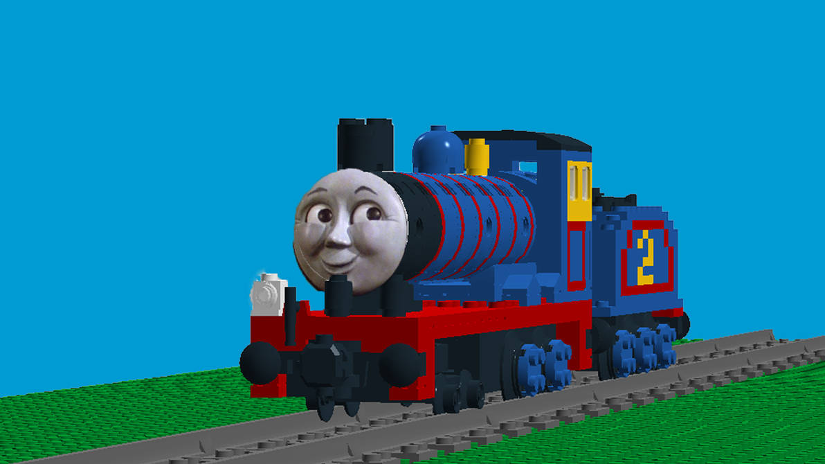 Lego Edward The Blue Engine by CamJPDX on DeviantArt