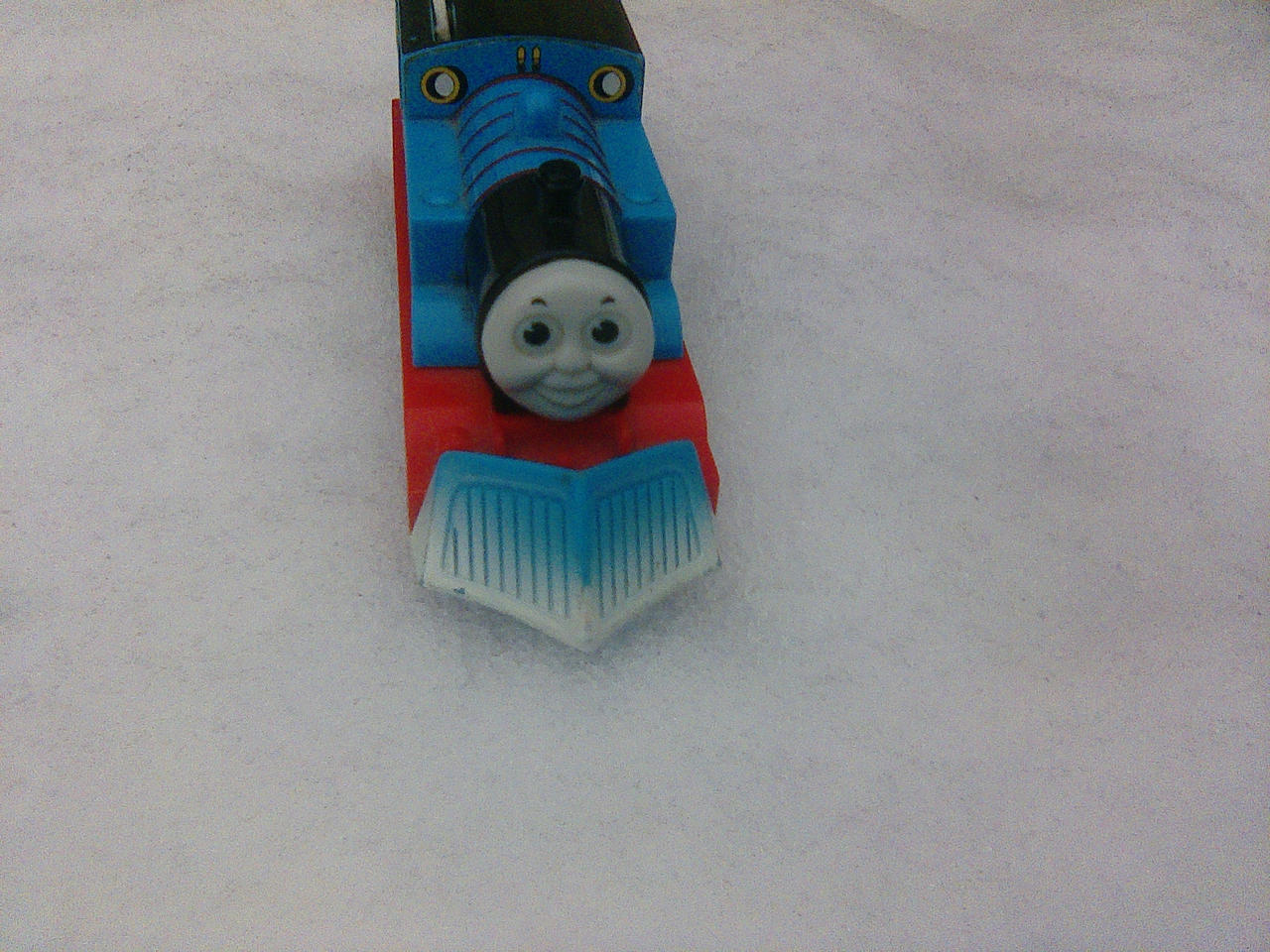 Thomas in snow