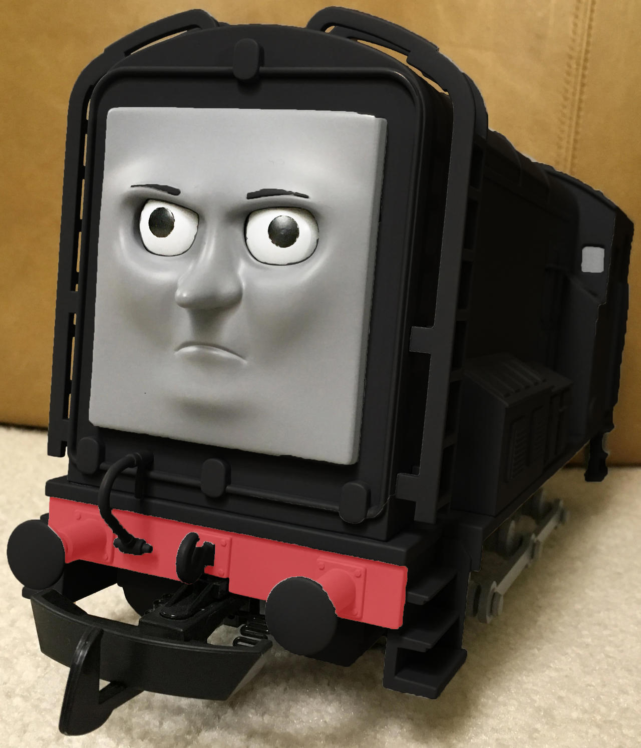Colored Bachmann G Scale Diesel Prototype