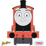 James The Red Engine in DuckTales Style