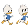 Dewey Walking and Running transparent
