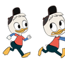 My DuckTales OC Walking and Running