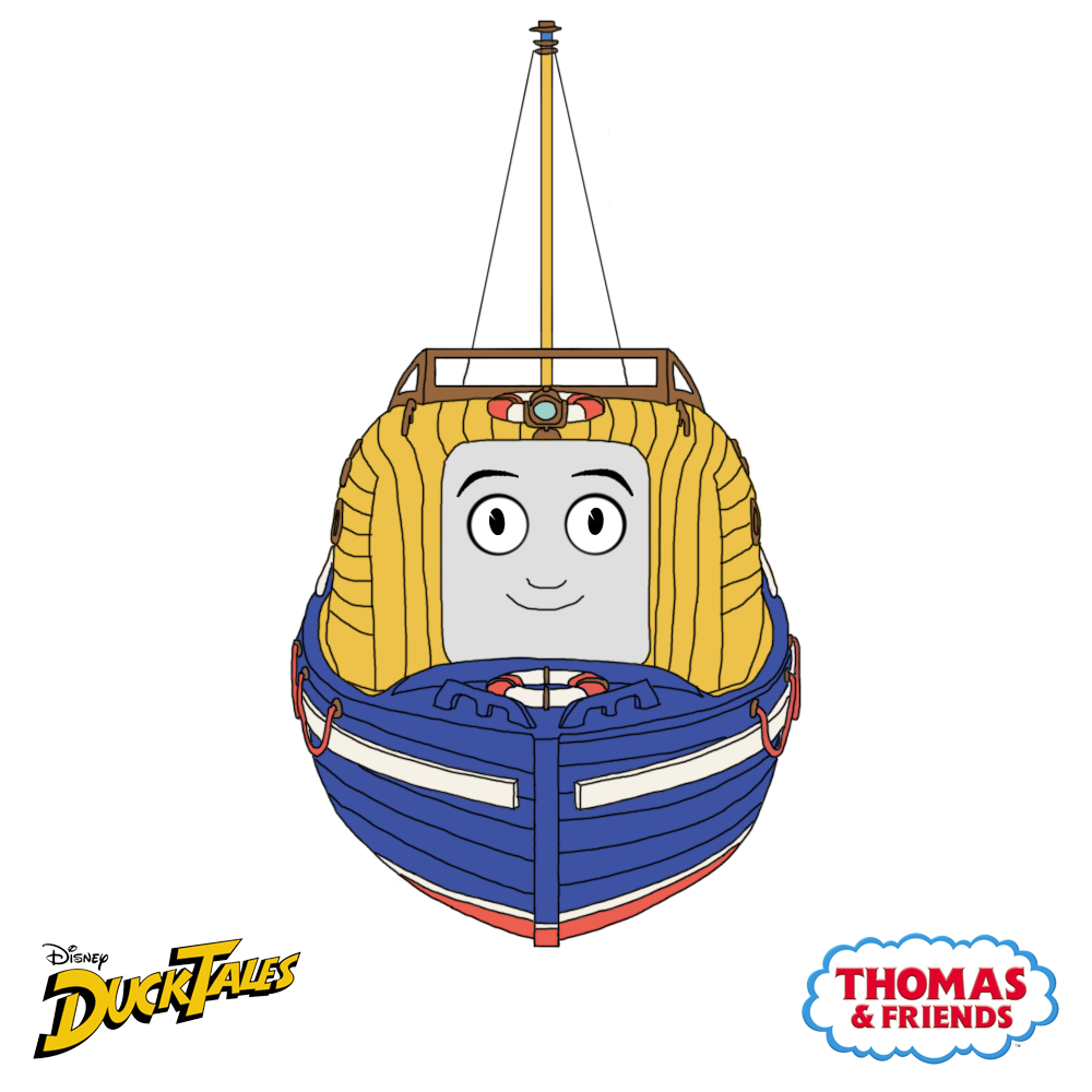 Captain The Lifeboat in DuckTales Style