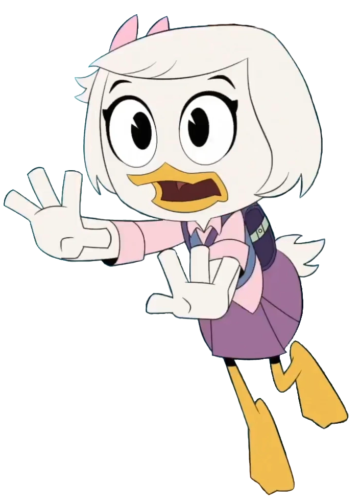 Webby jumping away transparent