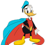 Donald Duck as The Duck Avenger in DuckTales Style