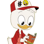 Huey Duck in QuackPack DuckTales transparent