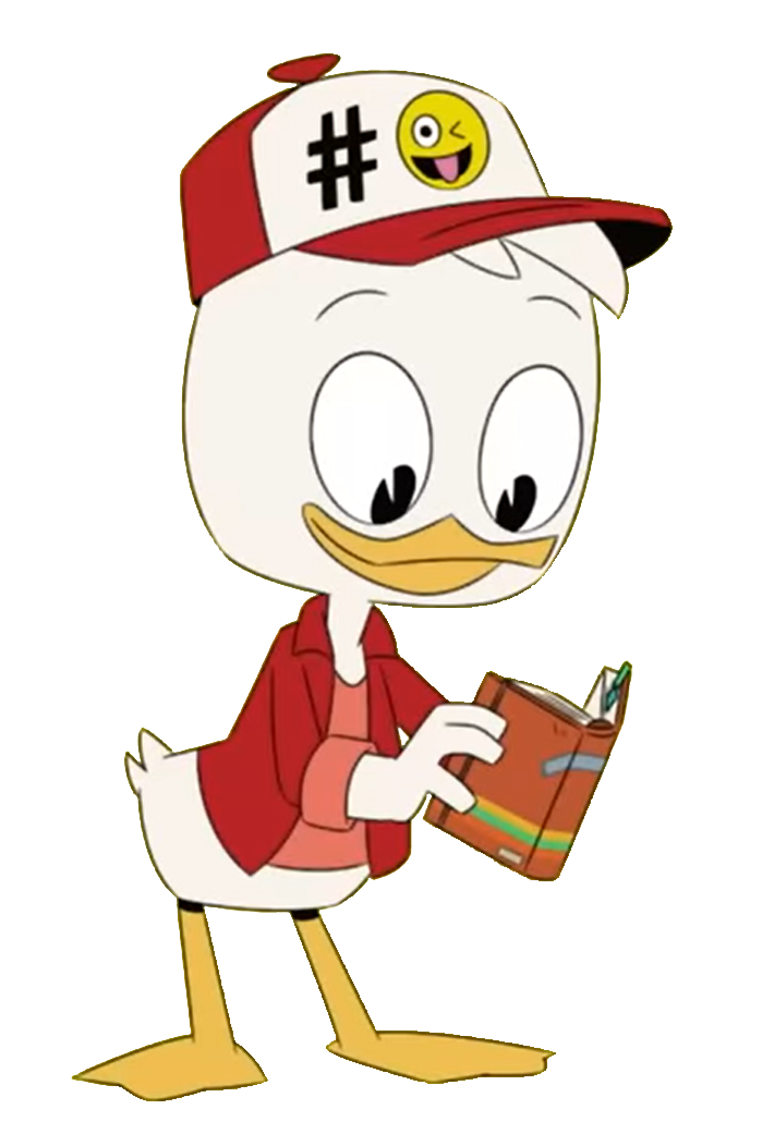Huey Duck in QuackPack DuckTales transparent