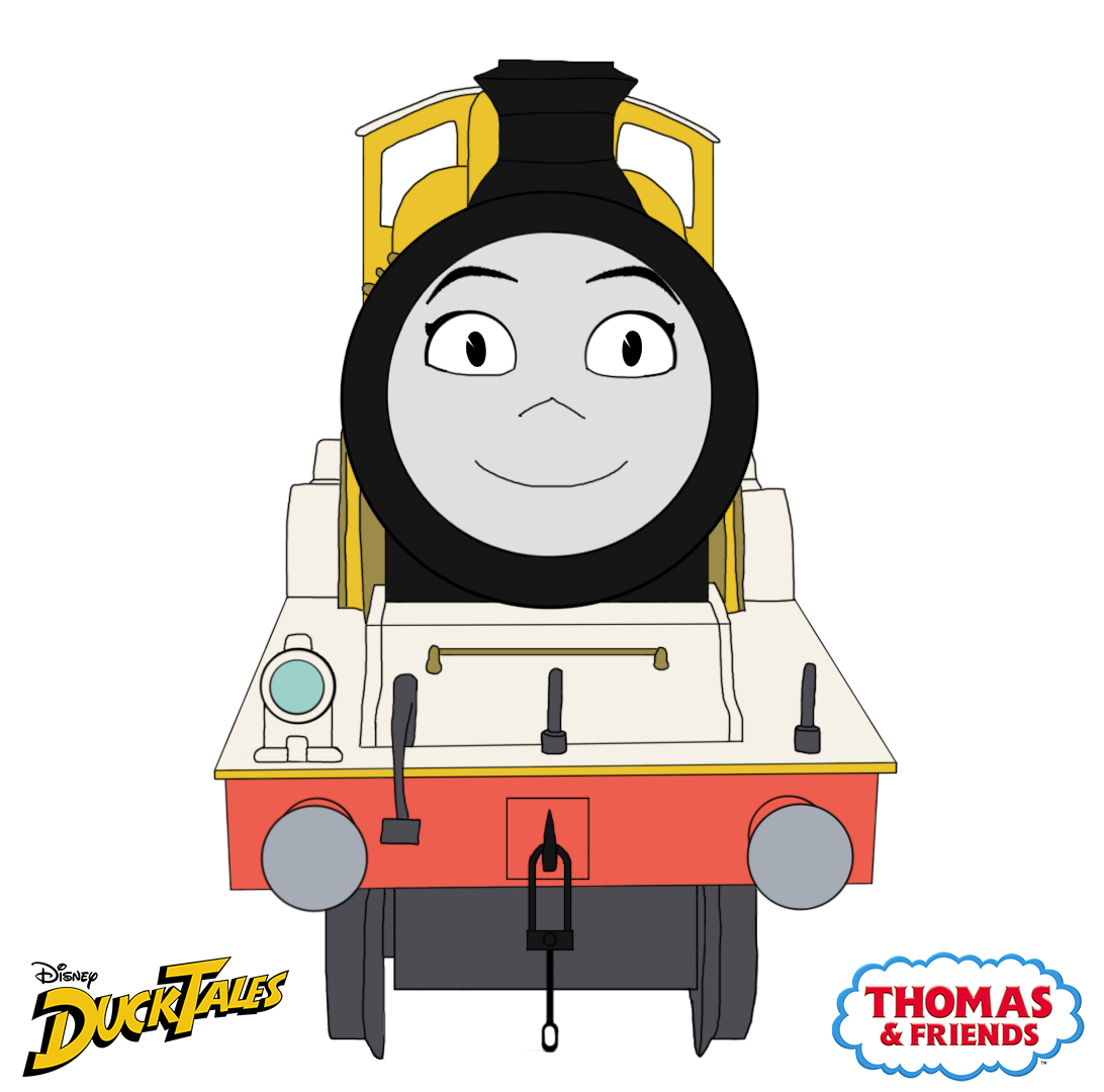 Molly The Yellow Engine in DuckTalesStyleeyelashes