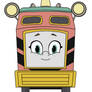 Sandy the Rail Speeder in DuckTales (with irises)