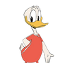Donald Duck in axiom outfit