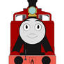 Rosie The Red Engine in DuckTales Style