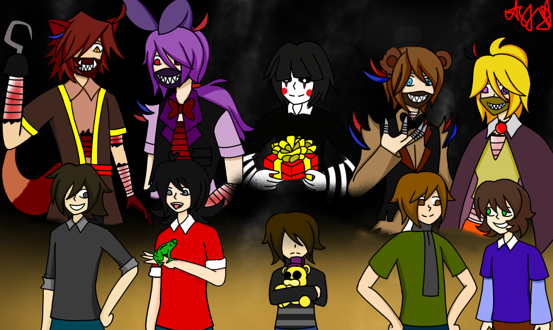 Switch roles in FNaF 4 Mini games by GoldenRichard93 on DeviantArt