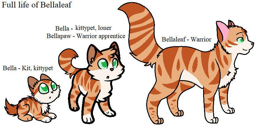 Full life of Bellaleaf by Warrior-SpaceRanger on DeviantArt
