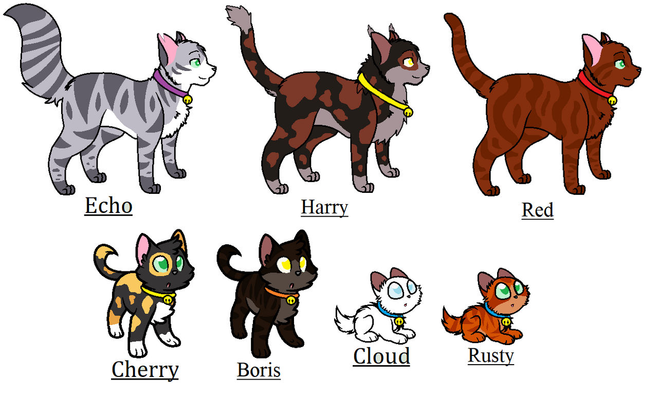 Kittypet names by Warrior-SpaceRanger on DeviantArt