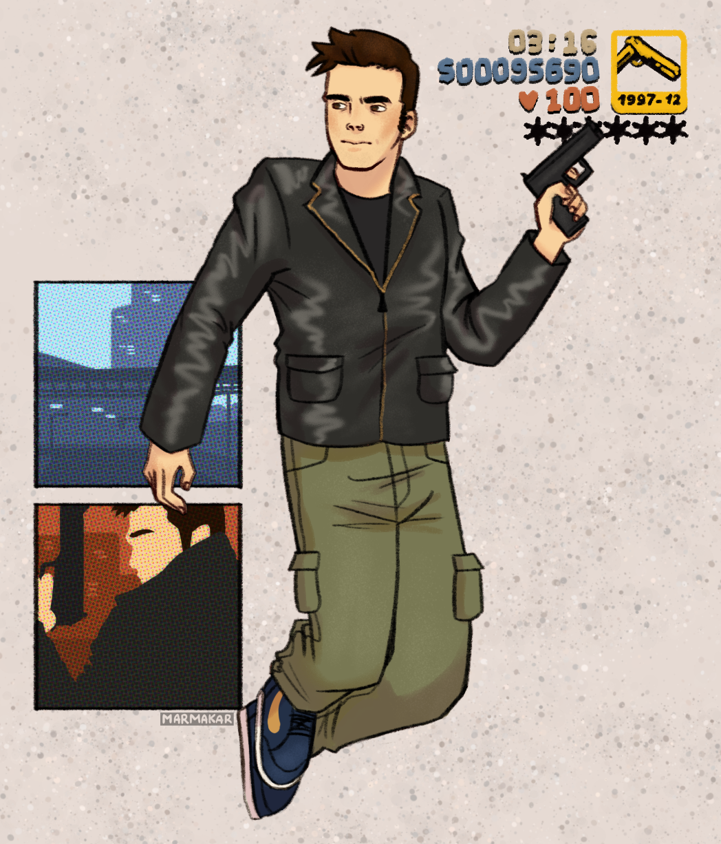 Claude GTA 3 by marmakar on DeviantArt